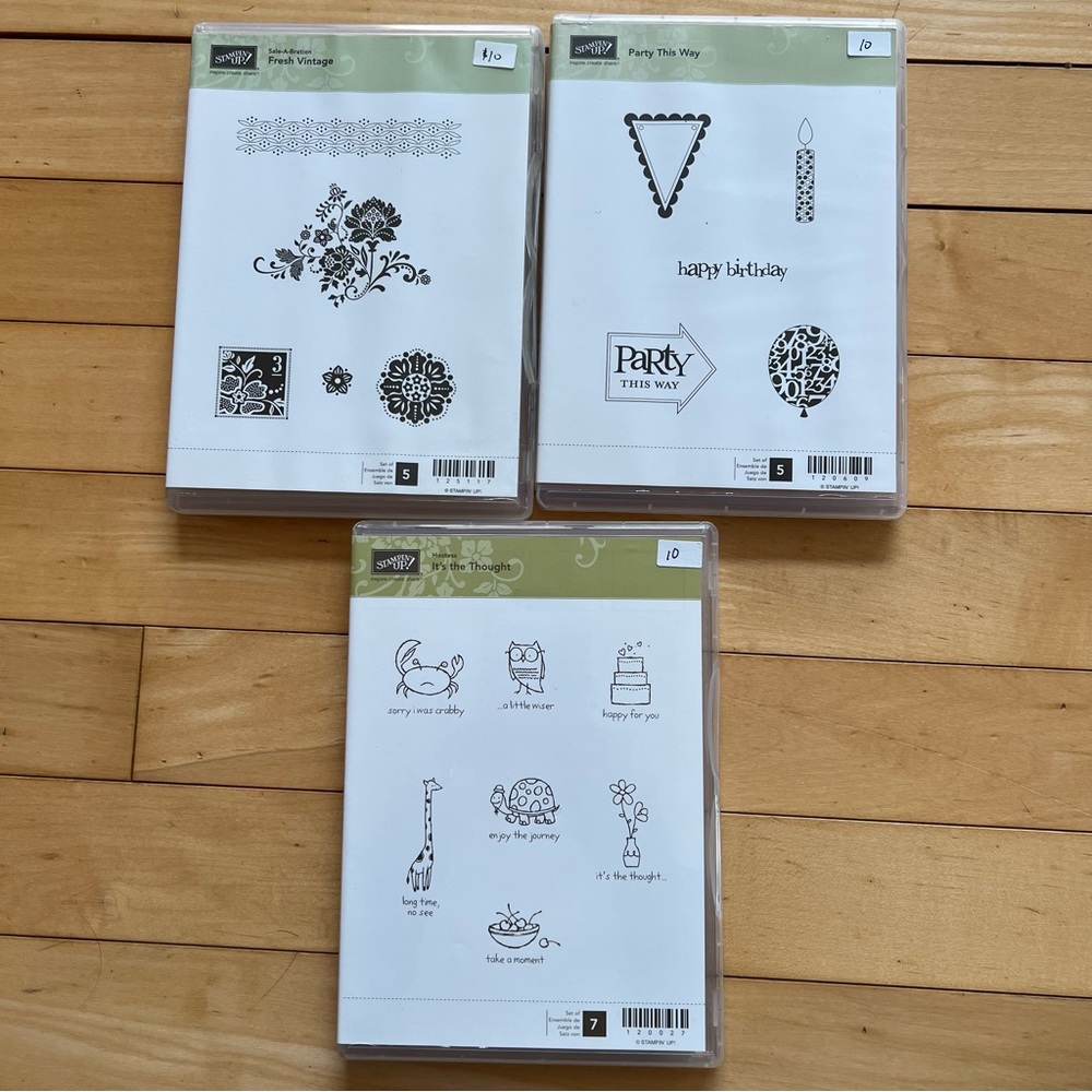 Lot of Stampin’ Up stamp sets